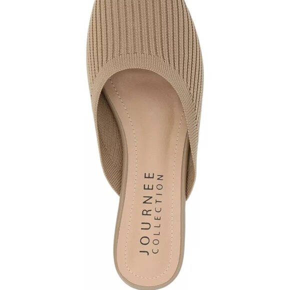 Journee Collection Aniee Knit Mules Women's Size 8 1/2 NIB - Picture 4 of 4